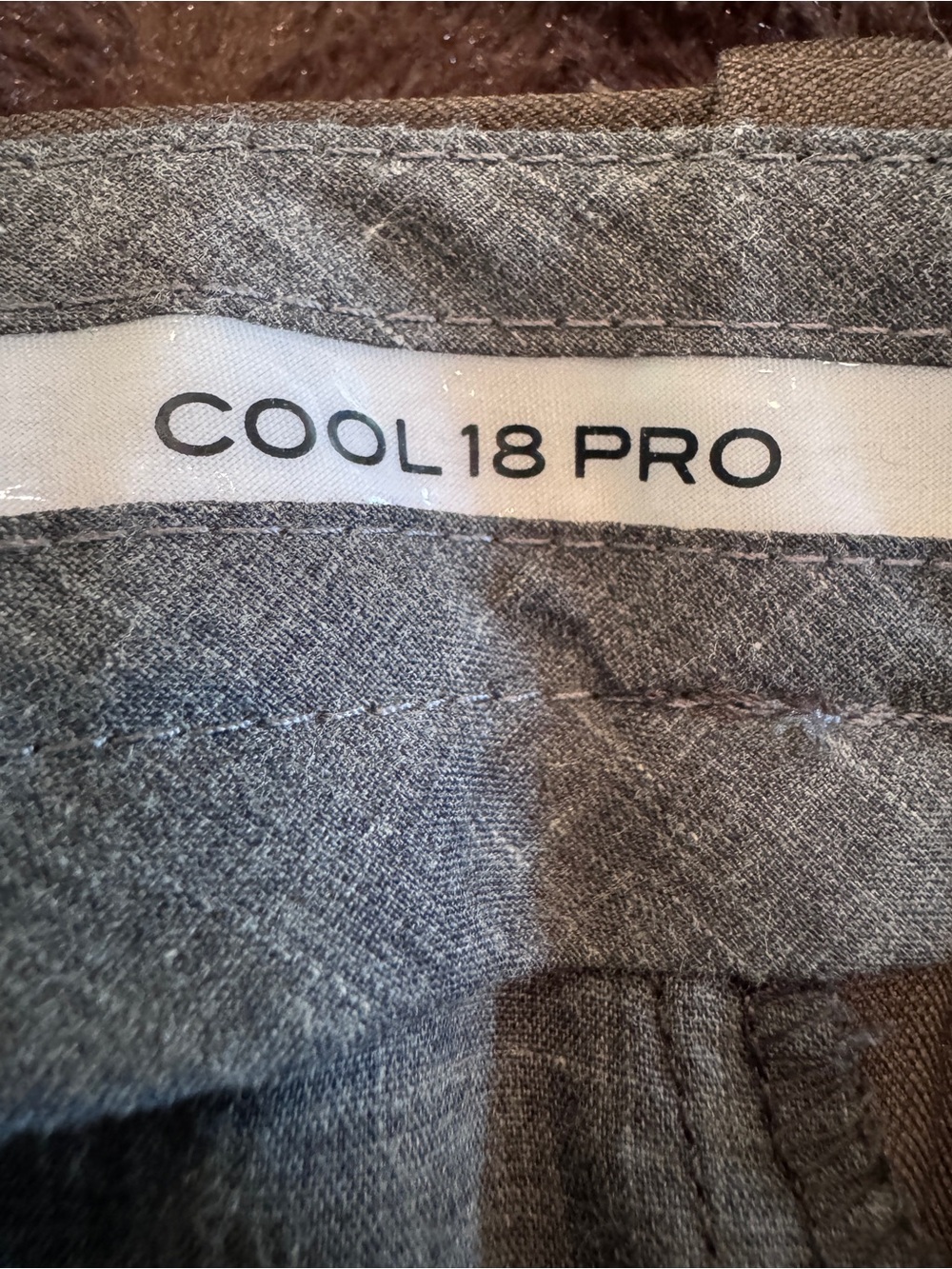 Haggar Men's Dress Pants in Dark Brown 36 x 34 - Picture 5 of 6